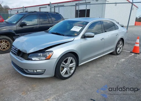 2013 Volkswagen Passat 2.0L Tdi Sel Premium from USA, damaged, VIN 1VWCN7A39DC134779
